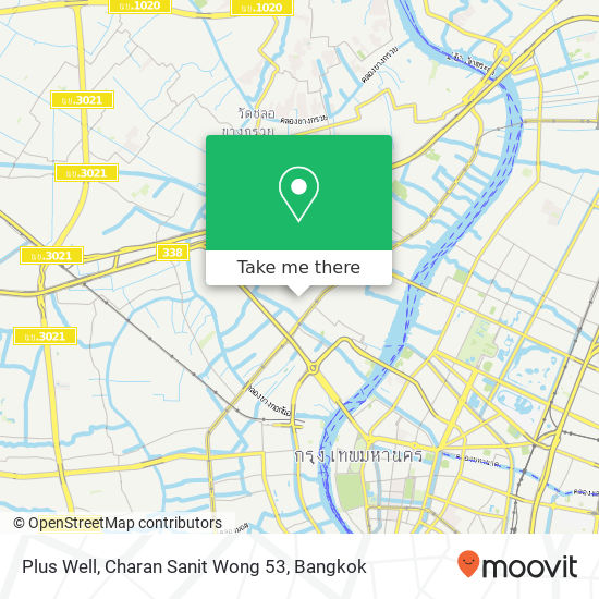 Plus Well, Charan Sanit Wong 53 map