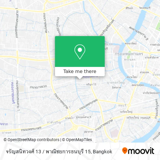 จรัญสนิทวงศ์ 13 / พาณิชยการธนบุรี 15 map