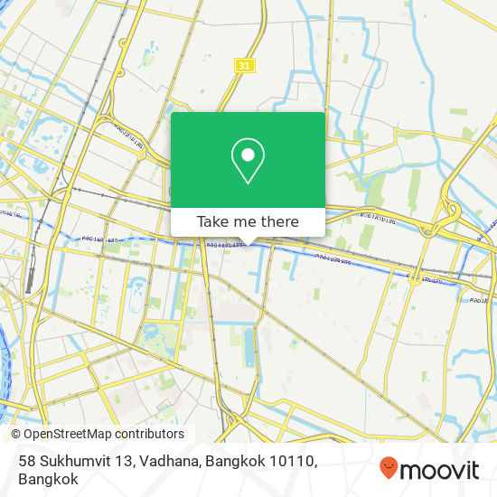 58 Sukhumvit 13, Vadhana, Bangkok 10110 map