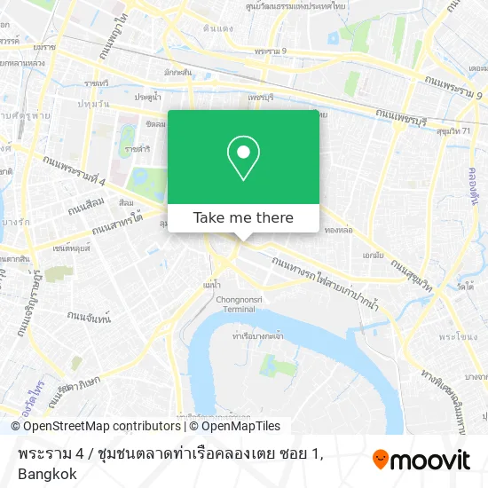 พระราม 4 / ชุมชนตลาดท่าเรือคลองเตย ซอย 1 map