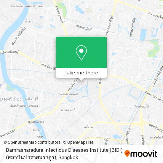 Bamrasnaradura Infectious Diseases Institute (BIDI) (สถาบันบำราศนราดูร) map
