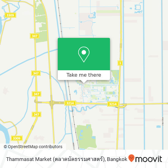Thammasat Market (ตลาดนัดธรรมศาสตร์) map
