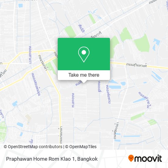 Praphawan Home Rom Klao 1 map