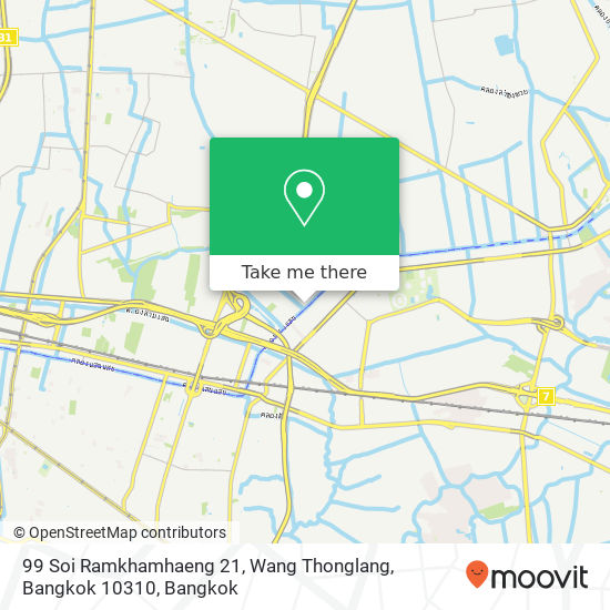 99 Soi Ramkhamhaeng 21, Wang Thonglang, Bangkok 10310 map