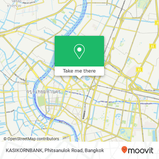 KASIKORNBANK, Phitsanulok Road map