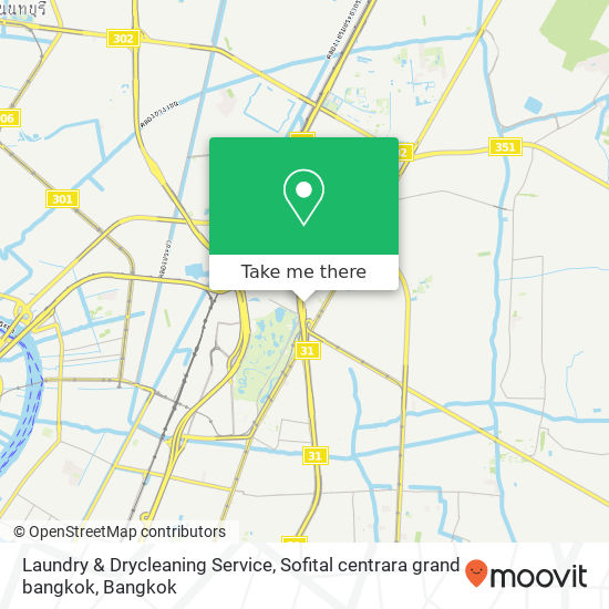 Laundry & Drycleaning Service, Sofital centrara grand bangkok map