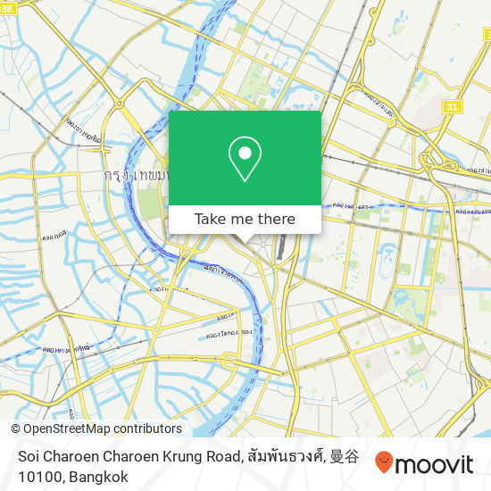 Soi Charoen Charoen Krung Road, สัมพันธวงศ์, 曼谷 10100 map