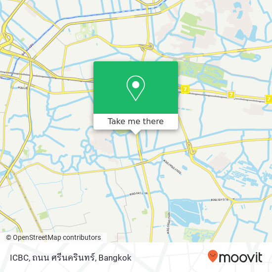 ICBC, ถนน ศรีนครินทร์ map