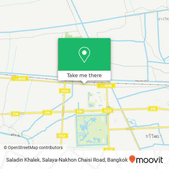 Saladin Khalek, Salaya-Nakhon Chaisi Road map