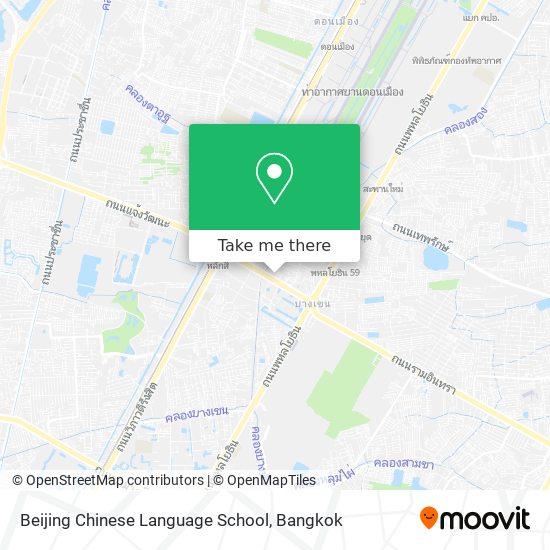 Beijing Chinese Language School map