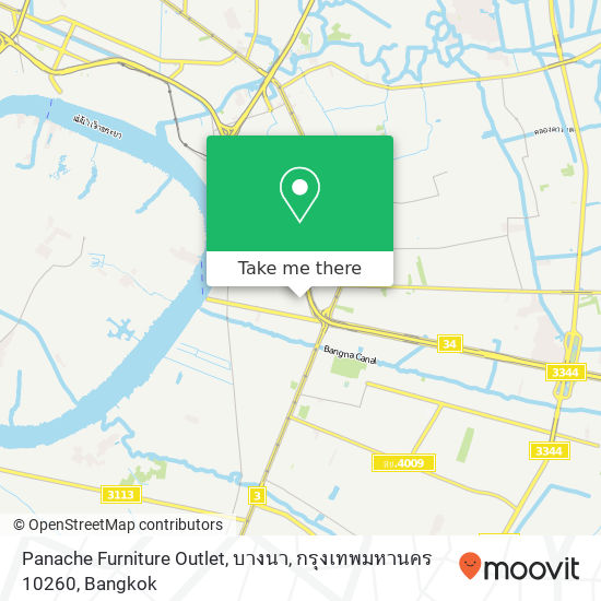 Panache Furniture Outlet, บางนา, กรุงเทพมหานคร 10260 map