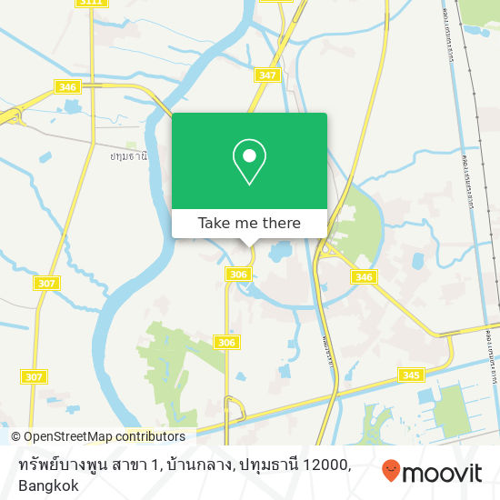 ทรัพย์บางพูน สาขา 1, บ้านกลาง, ปทุมธานี 12000 map