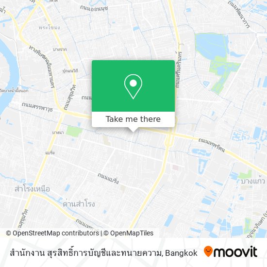 สำนักงาน สุรสิทธิ์การบัญชีและทนายความ map