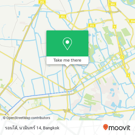 รอนโด้, นวมินทร์ 14 map