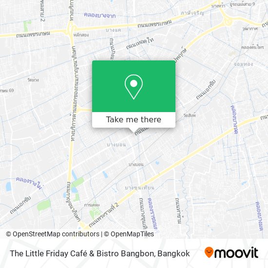 The Little Friday Café & Bistro Bangbon map