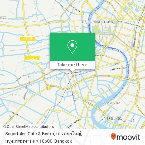 Sugartales Cafe & Bistro, บางกอกใหญ่, กรุงเทพมหานคร 10600 map