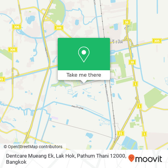 Dentcare Mueang Ek, Lak Hok, Pathum Thani 12000 map