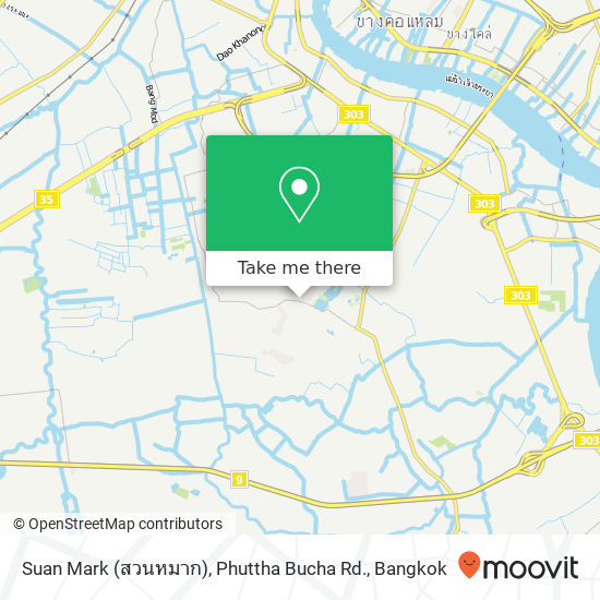 Suan Mark (สวนหมาก), Phuttha Bucha Rd. map