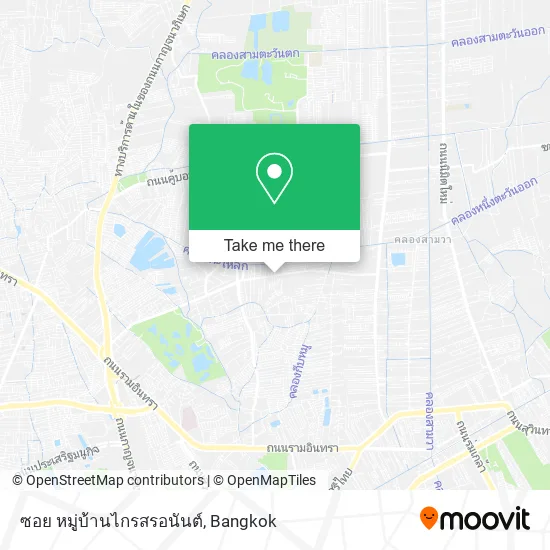 ซอย หมู่บ้านไกรสรอนันต์ map