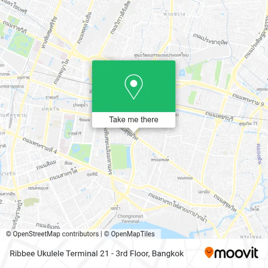 Ribbee Ukulele Terminal 21 - 3rd Floor map
