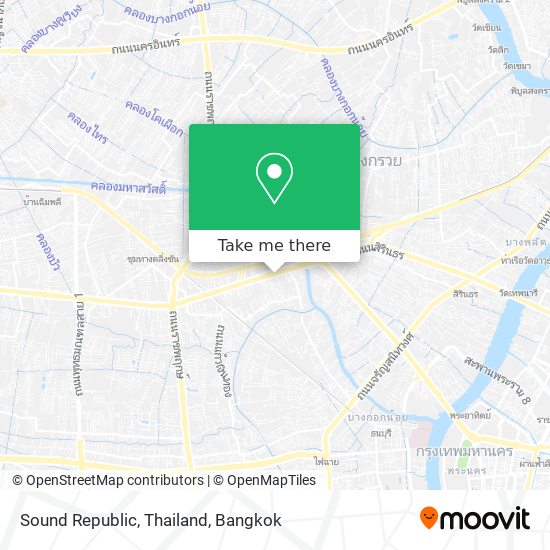 Sound Republic, Thailand map