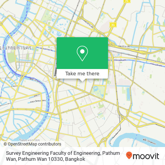 Survey Engineering Faculty of Engineering, Pathum Wan, Pathum Wan 10330 map