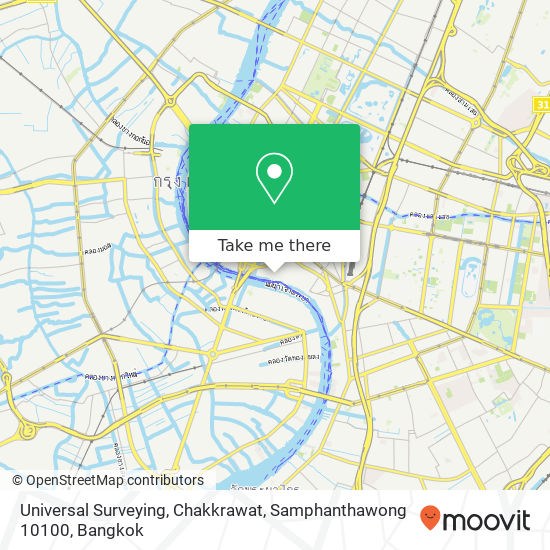 Universal Surveying, Chakkrawat, Samphanthawong 10100 map