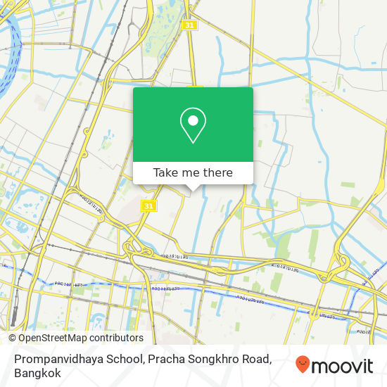Prompanvidhaya School, Pracha Songkhro Road map