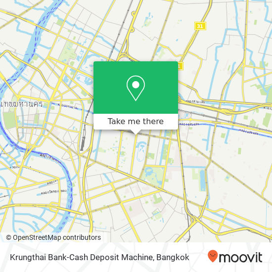 Krungthai Bank-Cash Deposit Machine map