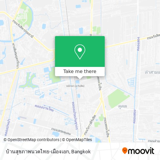 บ้านสุขภาพนวดไทย-เมืองเอก map