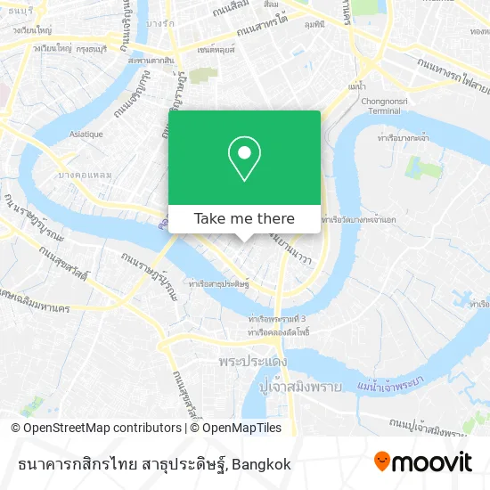 ธนาคารกสิกรไทย สาธุประดิษฐ์ map