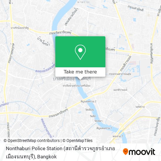 Nonthaburi Police Station (สถานีตำรวจภูธรอำเภอเมืองนนทบุรี) map