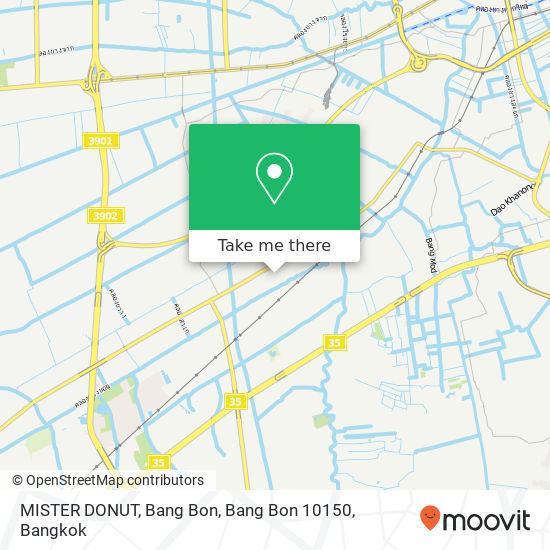 MISTER DONUT, Bang Bon, Bang Bon 10150 map