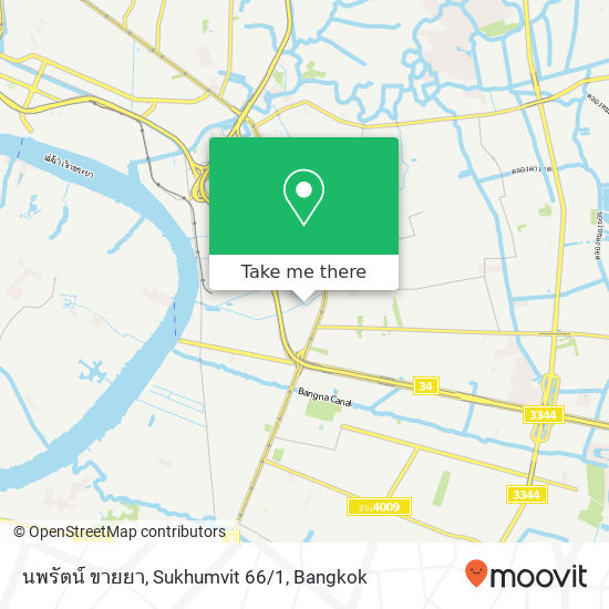 นพรัตน์ ขายยา, Sukhumvit 66/1 map