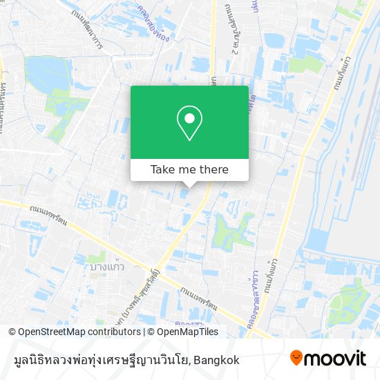 มูลนิธิหลวงพ่อทุ่งเศรษฐีญานวินโย map