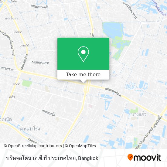 บริดจสโตน เอ.ซี.ที ประเทศไทย map