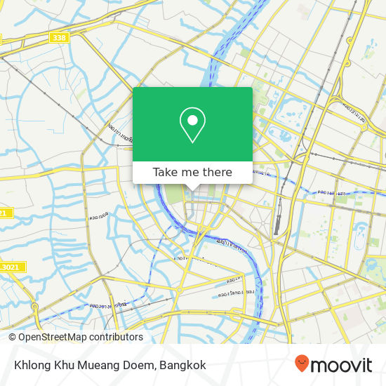 Khlong Khu Mueang Doem map