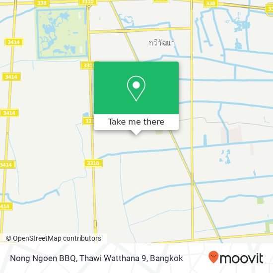 Nong Ngoen BBQ, Thawi Watthana 9 map