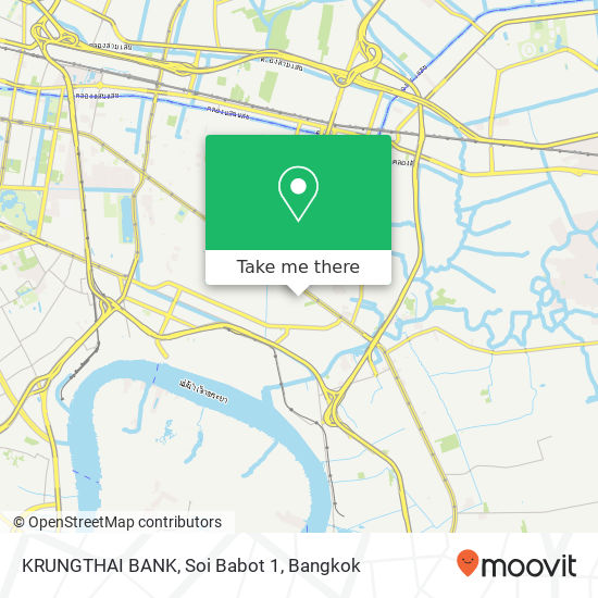 KRUNGTHAI BANK, Soi Babot 1 map