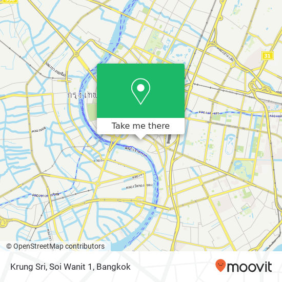 Krung Sri, Soi Wanit 1 map