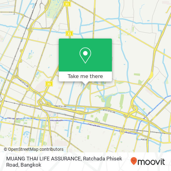 MUANG THAI LIFE ASSURANCE, Ratchada Phisek Road map