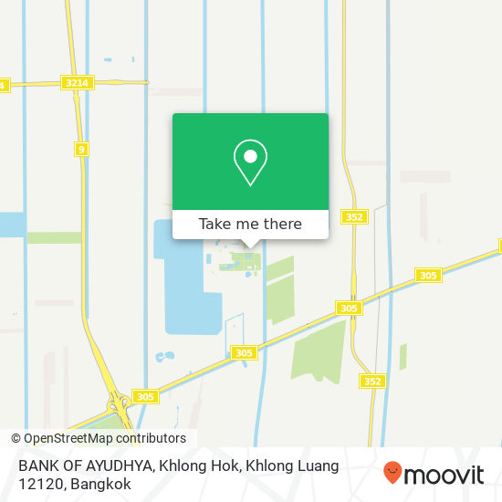 BANK OF AYUDHYA, Khlong Hok, Khlong Luang 12120 map