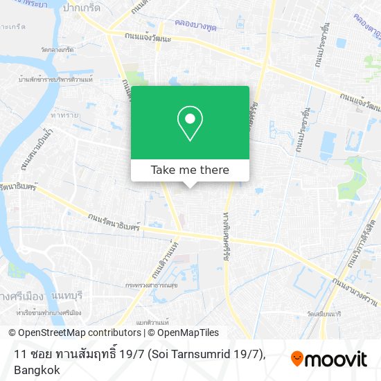 11 ซอย ทานสัมฤทธิ์ 19 / 7 (Soi Tarnsumrid 19 / 7) map