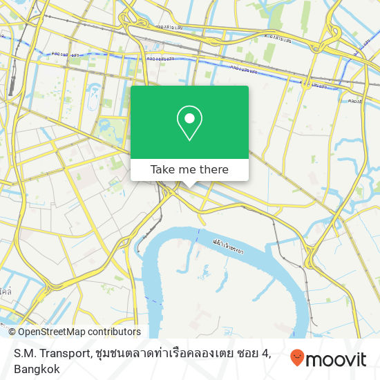 S.M. Transport, ชุมชนตลาดท่าเรือคลองเตย ซอย 4 map
