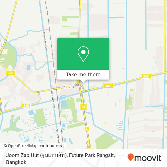 Joom Zap Hut (จุ่มแซบฮัท), Future Park Rangsit map