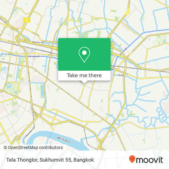 Tela Thonglor, Sukhumvit 55 map