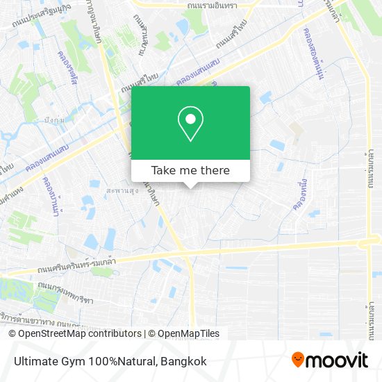 Ultimate Gym 100%Natural map