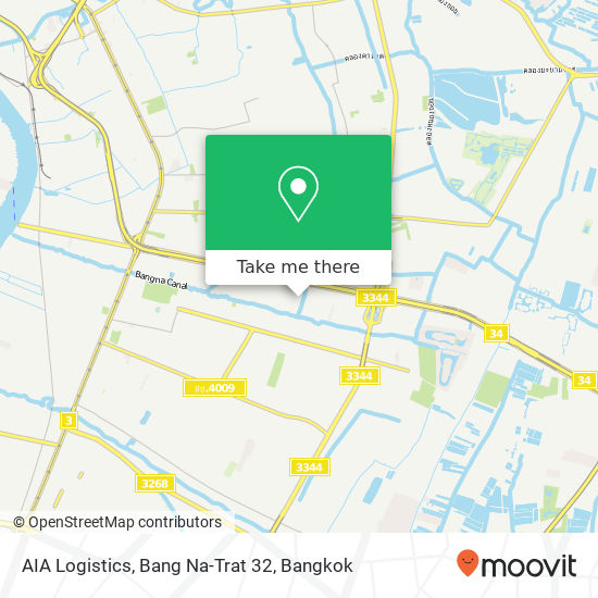 AIA Logistics, Bang Na-Trat 32 map