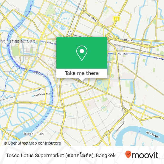 Tesco Lotus Supermarket (ตลาดโลตัส) map