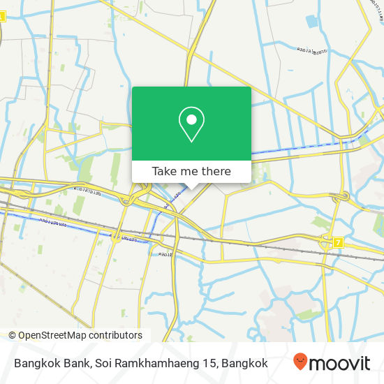 Bangkok Bank, Soi Ramkhamhaeng 15 map